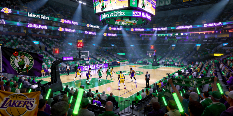 NBA季后赛 Lakers vs Celtics 现场直播