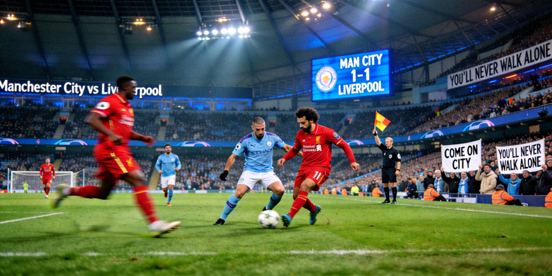 英超联赛 Manchester City vs Liverpool 高清直播画面